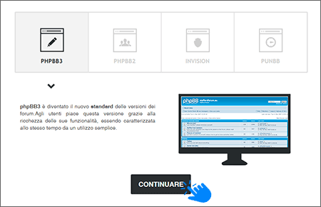 registrare un nuovo forum