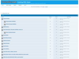 Free forum : Cooking with game.