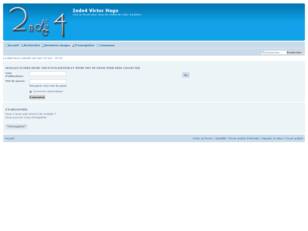 creer un forum : 2nde4 Victor Hugo