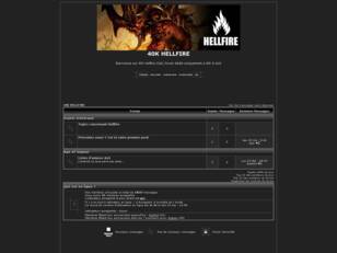 Bienvenue sur le forum de 40k Hellfire !