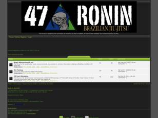 Free forum : 47 Ronin Brazilian Jiu-Jitsu