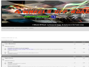 Forum du buggy, du kartcross et autocross 4 wheels off road