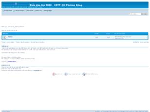 Diễn đàn lớp 508C - CNTT-ĐH Phương Đông