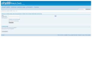creer un forum : Keep in Touch