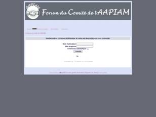 Le forum du Comité de l'AAPIAM