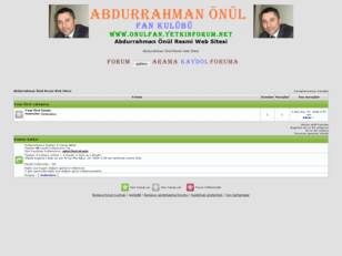 Abdurrahman Önül Resmi Web Sitesi
