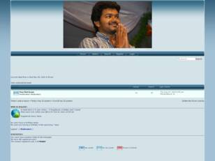 Actor Vijay Forum Message Board