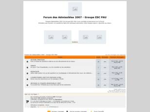 Admissibles 2007 - Groupe ESC PAU