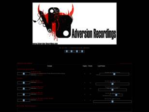 Free forum : Adversion Recordings