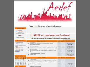 Forum de l'AEDEF