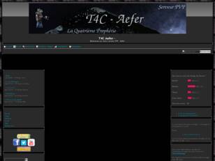 Serveur PVP: T4C Aefer