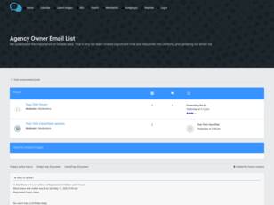 Agency Owner Email List