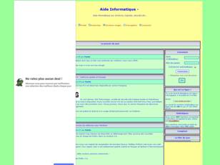 Aide Informatique