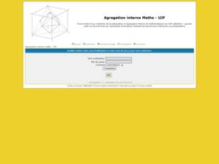 Agregation interne Maths - UJF