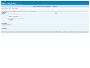 Foro gratis : Alianza Mano Negra