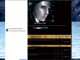 creer un forum : forum de la TSD