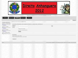 Anhanguera DireitoTurma 2012