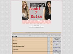 Anahi y Maite