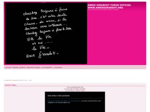 ANNIE GIRARDOT FORUM OFFICIEL