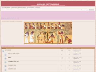 ANNUAIRE EGYPTOLOGIQUE
