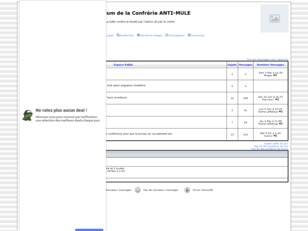 Le Forum de la Confrerie ANTI-MULE