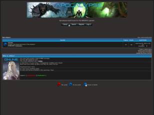 Apocalypse Guild Forum!
