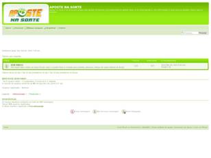 Forum gratis : APOSTE NA SORTE