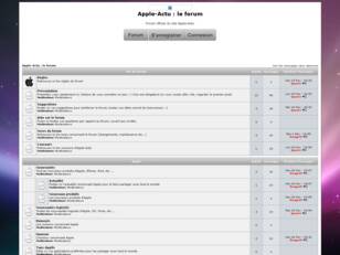 Apple-Actu : Le Forum