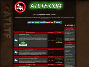 All-Terrain Lawn Tractor Forums