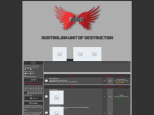 Australian Unit of Destruction Homepage