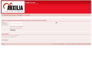 créer un forum : Auxilia Forum