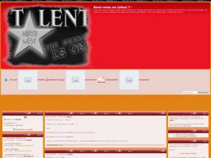 creer un forum : Avez-vous un talent ?