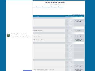 FORUM CHIMIE RENNES