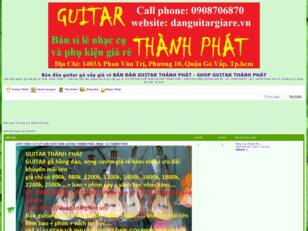 SHOP GUITAR THÀNH PHÁT - 382 THỐNG NHẤT - GÒ VẤP - HCM