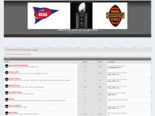 Free forum : Road to the National Championship