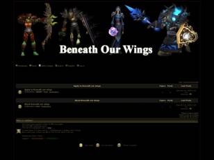 Forum gratuit : Beneath our wings