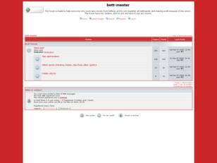 Forum gratuit : Free forum : bett-master