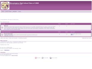 Free forum : Bloomington High School Class of 1969