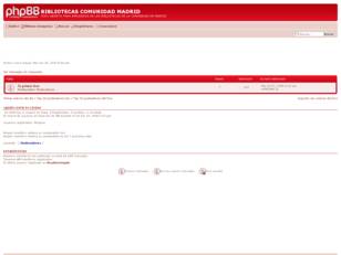 Foro gratis : BIBLIOTECAS COMUNIDAD MADRID