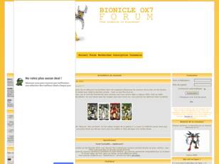 BIONICLE OX7 FORUM