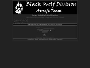 Forum de la Black Wolf Division