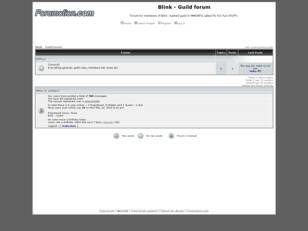 Blink - Guild forum