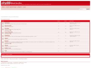 Free forum : Blood Sacrifice