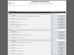 Foro gratis : Bot Manager Championship