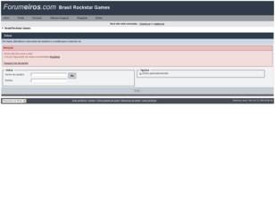 Brasil Rockstar Games - Fórum