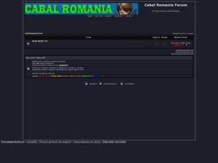 Forum gratuit : Cabal Romania Forum