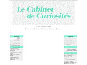 Le Cabinet de Curiosité