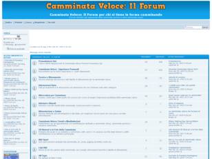 Camminata Veloce: Il Forum per chi si tiene in forma camminando