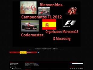 Campeonatos formula 1 2012