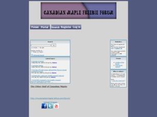 Free forum : Canadian Maple Freebie Forum